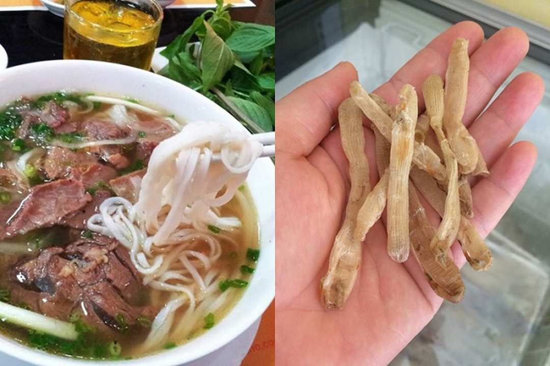 Cách làm sá sùng khô nấu phở