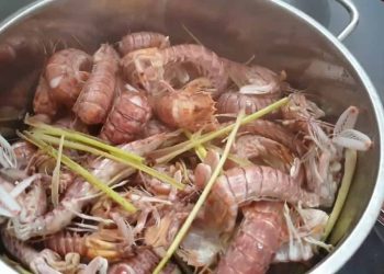 Cách luộc tôm tít ngon nhất