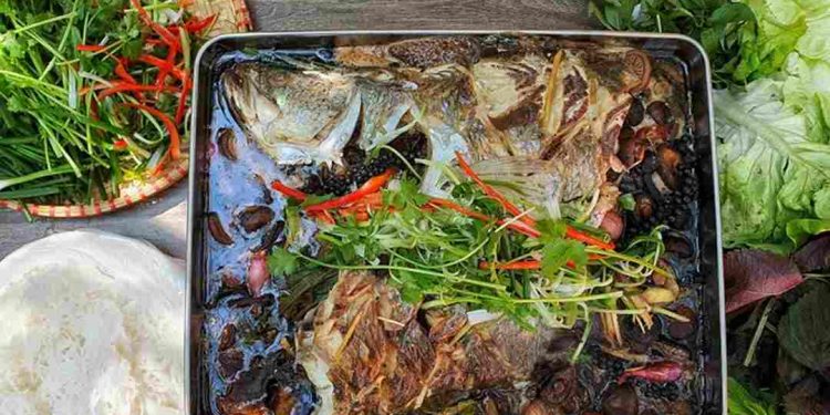Cách làm cá chẽm hấp xì dầu