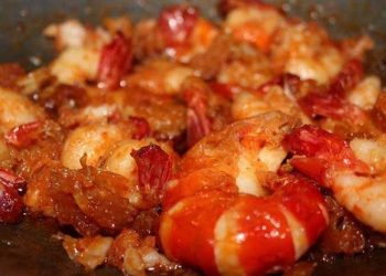 Tôm đất rang sả ớt